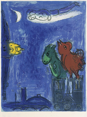 Lot 8033, Auction  107, Chagall, Marc, "Derrière le mirroir"