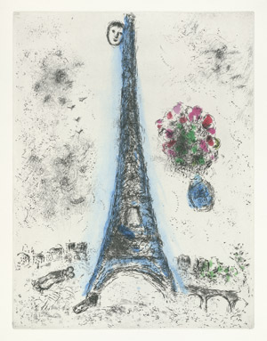 Lot 8035, Auction  107, Chagall, Marc, "Celui qui dit les choses sans rien dire"