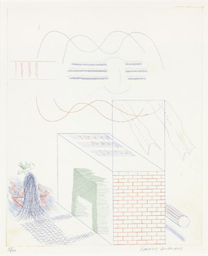 Lot 8102, Auction  107, Hockney, David, The Buzzing from the blue guitar