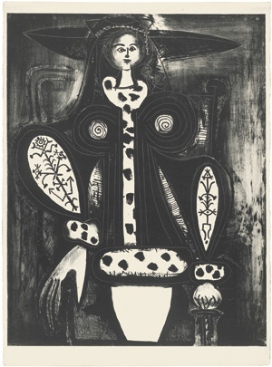 Lot 8255, Auction  107, Picasso, Pablo, Femme au Fauteuil (d'après le noir)