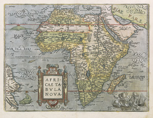 Lot 29, Auction  108, Ortelius, Abraham, Africae tabula nova. Altkolor. Kupferstichkarte
