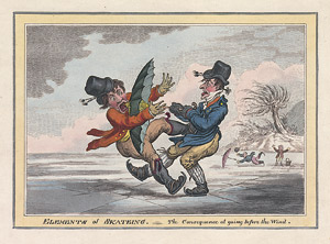 Lot 757, Auction  108, Gillray, James, Elements of Skating