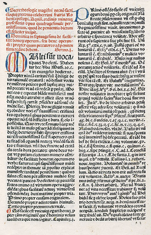 Lot 1015, Auction  108, Caracciolus, Robertus, Opera varia. Venedig, Gabriel de Grassis, nicht nach 1485.