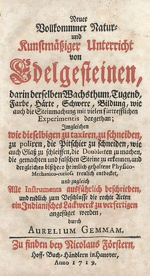 Lot 1155, Auction  108, Gemma, Aurelius, Neuer Vollkommner Natur- und kunstmäßiger Unterricht 