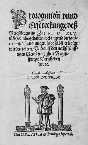 Lot 1518, Auction  108, Prorogation unnd Erstreckunge,  deß Reichsztags 