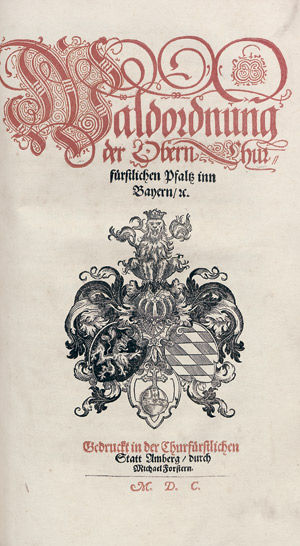 Lot 1554, Auction  108, Maximilian I., Herzog von Bayern, Bayerisches Landrecht. Sammelband mit 5 bayerischen Landrechten