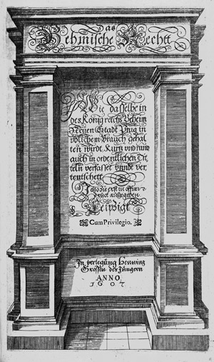 Lot 1579, Auction  108, Sturba, Peter, Beheimische Landordnung