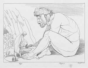 Lot 1862, Auction  108, Flaxman, John, Umrisse zu Homer's Ilias und Odyssee