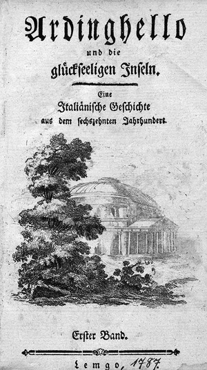 Lot 1881, Auction  108, Heinse, Wilhelm, Ardinghello und die glücklichen Inseln