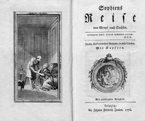 Lot 1884, Auction  108, Hermes, Johann Timotheus, Sophiens Reise von Memel nach Sachsen + Beigabe