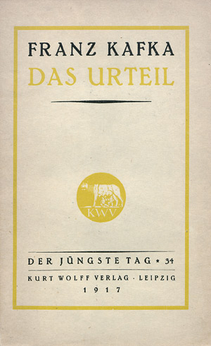 Lot 3466, Auction  108, Kafka, Franz, Das Urteil