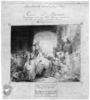 Lot 5203, Auction  108, Rembrandt Harmensz. van Rijn, Der Triumph des Mordechai