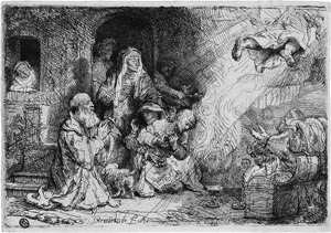 Lot 5204, Auction  108, Rembrandt Harmensz. van Rijn, Der Engel vor der Familie des Tobias verschwindend