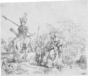 Lot 5214, Auction  108, Rembrandt Harmensz. van Rijn, Die Taufe des Kämmerers