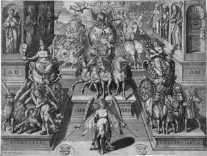 Lot 5243, Auction  108, Sadeler, Raphael II, Allegorie auf den Triumph Kaiser Ferdinands II 