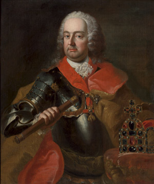 Lot 6062, Auction  108, Deutsch, um 1750. Bildnis Franz I. Stephan, Kaiser des Heiligen Römischen Reichs