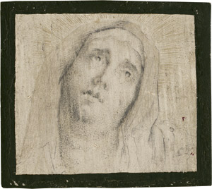 Lot 6577, Auction  108, Flämisch, 17. Jh. Das Haupt der Madonna, Das Haupt Christi