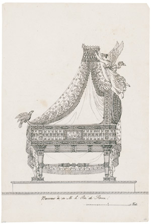 Lot 6666, Auction  108, Französisch, um 1810. Berceau de sa M. le Roi de Rome