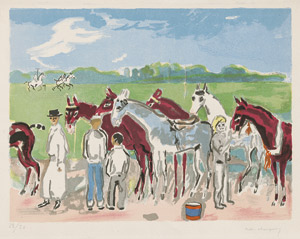 Lot 7110, Auction  108, Dongen, Kees van, Polo (Deauville, soins donnés aux chevaux de course)