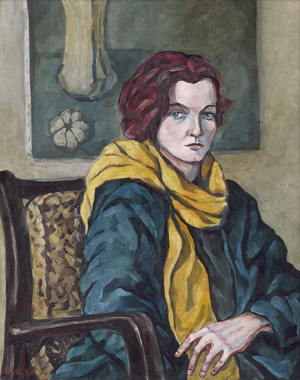 Lot 7134, Auction  108, Feinstein, Pavel, Porträt einer Dame mit gelbem Schal