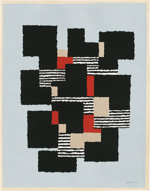 Lot 7145, Auction  108, Fleischmann, Adolf, Geometrische Komposition