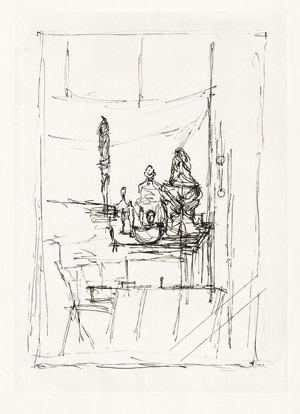 Lot 7165, Auction  108, Giacometti, Alberto, Figurines in the studio