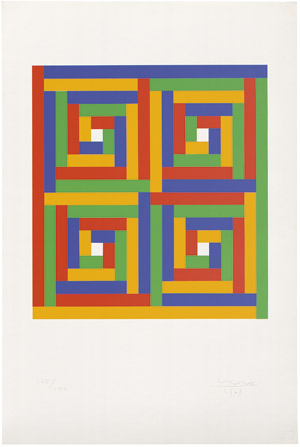 Lot 7323, Auction  108, Bill, Max, Geometrische Komposition in vier Farben