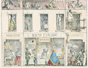 Lot 77, Auction  109, Bommier, C., Boutiques parisiennes. 8 Lithos. + Beil. 1859