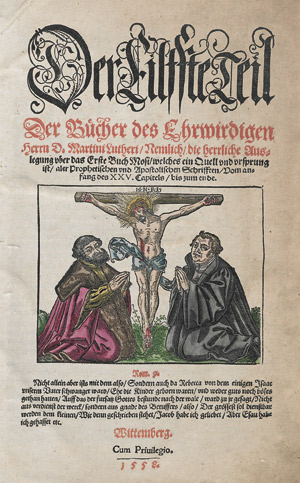 Lot 1149, Auction  109, Luther, Martin, Der Eilfte Teil Der Bücher