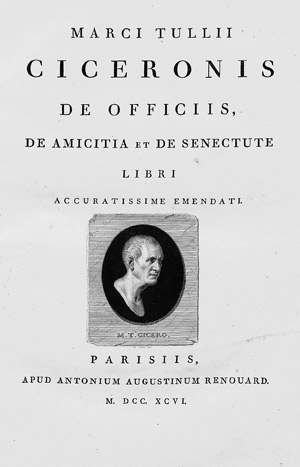 Lot 2017, Auction  109, Cicero, Marcus Tullius, De officiis, de amicitia et de senectute libri