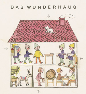 Lot 2295, Auction  109, Seidmann-Freud, Tom, Das Wunderhaus. Ein Bilderbuch zum Drehen