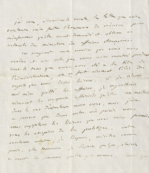 Lot 2566, Auction  109, Talleyrand, Charles Maurice de, Eigenhänd. Brief 1807