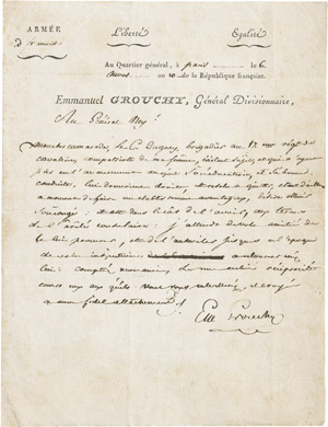 Lot 2596, Auction  109, Deroy, Bernhard Erasmus, Brief 1807
