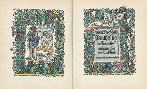 Lot 3262, Auction  109, Kleist, Heinrich von und Tuch, Kurt - Illustr., Penthesilea