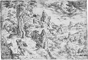 Lot 5052, Auction  109, Cock, Hieronymus, Landschaft mit Moses