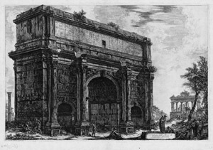 Lot 5301, Auction  109, Piranesi, Giovanni Battista, Veduta dell'Arco di Settimio Severo