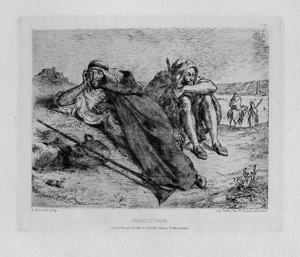 Lot 5351, Auction  109, Delacroix, Eugène, Arabes d'Oran