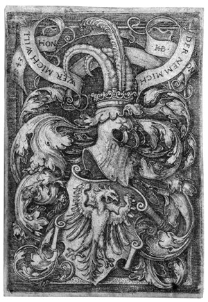 Lot 5453, Auction  109, Beham, Hans Sebald, Das Wappen mit dem Adler