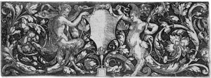 Lot 5468, Auction  109, Binck, Jakob, Ornament mit Faun und Sirene