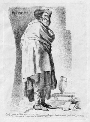 Lot 5523, Auction  109, Goya, Francisco de, Moenippus (Menippos von Gadara)
