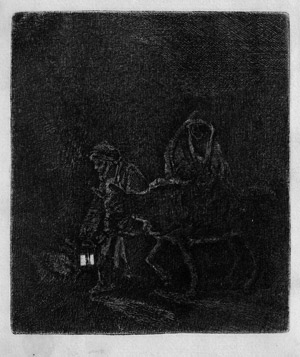 Lot 5619, Auction  109, Rembrandt Harmensz. van Rijn, Die Flucht nach Ägypten, Nachtstück