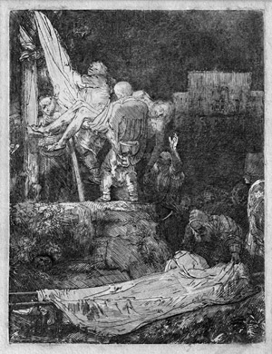 Lot 5625, Auction  109, Rembrandt Harmensz. van Rijn, Die Kreuzabnahme bei Fackelschein
