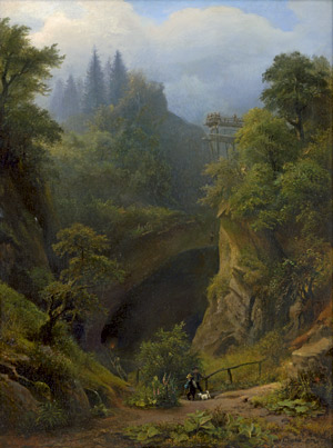 Lot 6120, Auction  109, Crola, Georg Heinrich, Landschaft mit der Grube Büchenberg bei Wernigerode