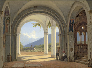 Lot 6151, Auction  109, Kornbeck, Johan Peter, Vorhalle eines Klosters bei Trieste