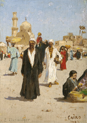 Lot 6161, Auction  109, Berninger, Edmund, Straßenszene in Kairo