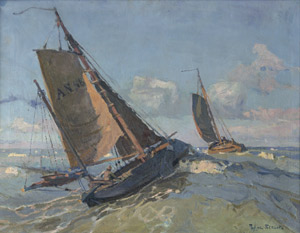 Lot 6222, Auction  109, Folkerts, Poppe, Fischerboote vor Norderney