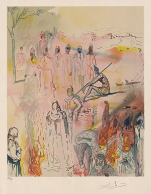 Lot 7082, Auction  109, Dalí, Salvador, Tancred's Oath (Tancreds Eid)