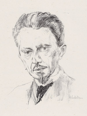 Lot 7282, Auction  109, Liebermann, Max, Portrait Karl Scheffler