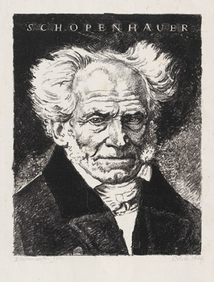 Lot 7342, Auction  109, Orlik, Emil, Bildnis Schopenhauer