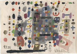 Lot 7442, Auction  109, Wendland, Gerhard, Komposition mit Zeichen